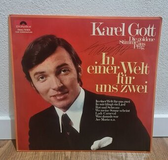Karel Gott LP platňa s AUTOGRAMOM