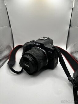 Predám Canon r50 + objektív 18-45