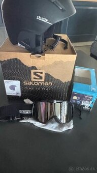 Lyziarska prilba SALOMON +OKULIARE