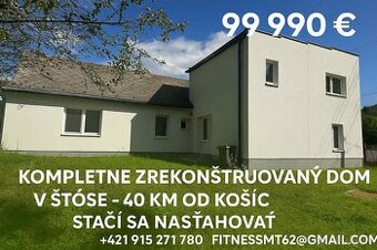 Kompletne zrekonštruovaný vidiecky Dom -Štos