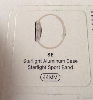 Predám Apole watch SE 44 mm hviezdne biele