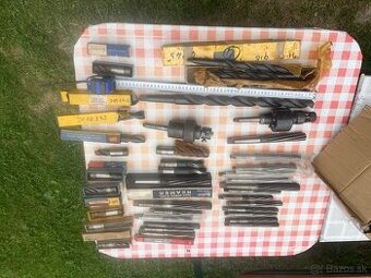 predám dlhé vrtáky, frezy,výstružníky