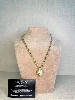 Zlata retiazka s príveskom 9.24g Nová Puncovana