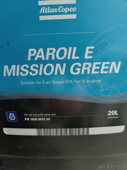 Predám olej Atlas Copco - 1