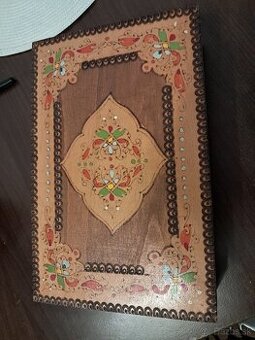 Drevená krabička na fotografie alebo drobnosti