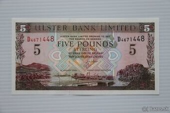 Unc bankovka Severné Írsko (5 pounds)