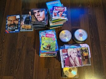 DVD, CD filmy rozprávky hudba všetko grátis