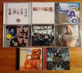 CD U2, Simple Plan, Scooter, Spice girls, K-Maro