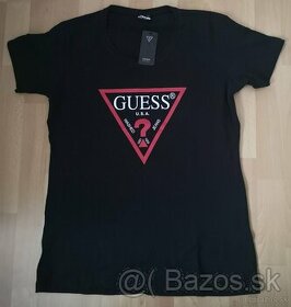 Dámske tričko Guess - čierne - 1