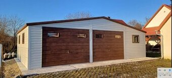 Plechova garaz 9x6 m s dovozom a montażou.