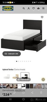 posteľ Malm