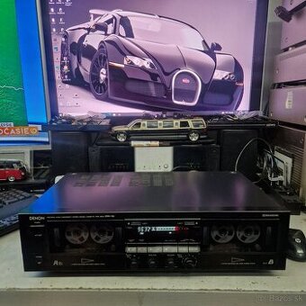 DENON DRW-750...double kazetový deck , Bias , Dolby B,C,HxPr