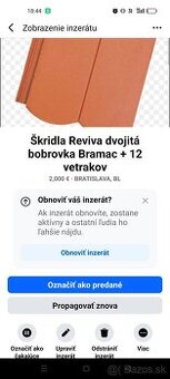 Skridla Reviva dvojitá bobrovka
