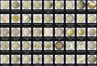 Pamätné 2 EURO - UNC + OBEH