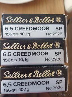 Naboje S&B 6.5 creedmoor 156grs 10.1g SP