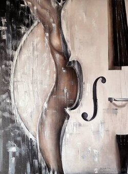 Melódia slobody - Olej na plátne 70x90 cm
