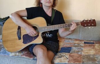 Elektroakustická gitara Ibanez PF60SECE-NT - Nature