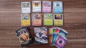 Predám original Pokemon karty + album, krabička