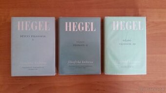 Hegel: Dějiny filosofie I, II, III