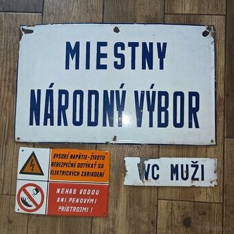 predám smaltované tabule