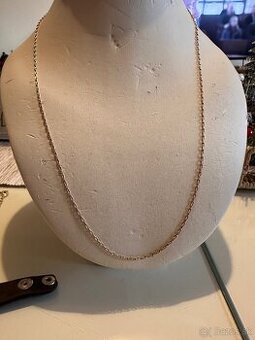 Zlata ručne pilovana retiazka 14kt zlato