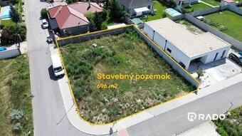 RADO | Stavebný pozemok pre rodinný dom | 696 m² | Miloslavo