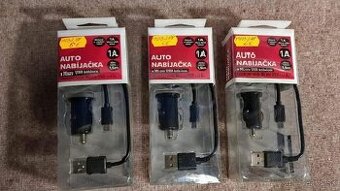 USB nabíjačka MOBILNET 12/24V s káblom 1,5m