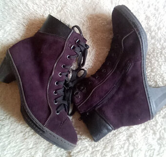 Rieker Kožené Čižmičky Veľkosť 39