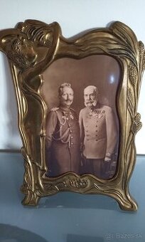 Stará pohľadnica František Jozef a cisár Wilhelm