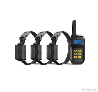 Elektrický obojok pre psa 2v1 pre 3 psov - Dosah 1000m