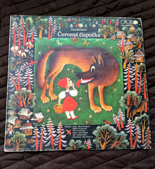 retro long play vinyl  platna detská rozprávka