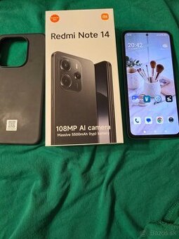Xiaomi redmi note 14 4g modrý v super stave 6gb ram 128 pama