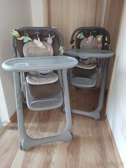 jedálenské stoličky Chicco Polly Magic Relax - cocoa