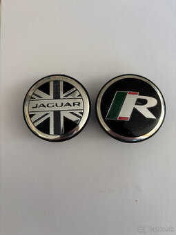 Stredové krytky/pukličky Jaguár - priemer 58 mm