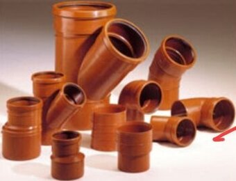 Kanalizačné kolená, spojky, krytky