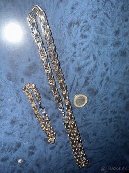 Retiazka a náramok chirurgická oceľ kráľovský vzor