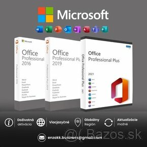 Microsoft Office 2016/2019/2021 PRO PLUS - Doživotná