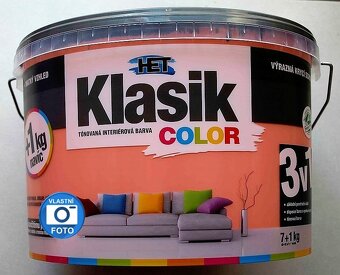 het klasik nove farby 8kg bananova zlta+ 6kg lososova