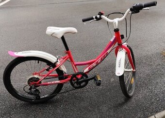 Detský dievčenský bicykel veľkosť 20