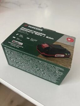 Originál zabalený PARKSIDE akumulátor 20V 2Ah, 2 kusy