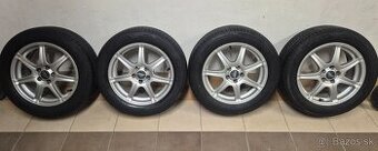 Predám 16" ALU disky zn. PLW + BARUM BRAVURIS 6