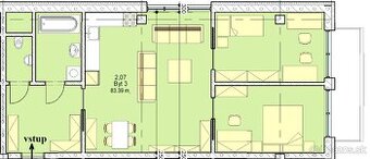 PREDPREDAJ 7 moderných 2,3 izbových bytov Šurany.