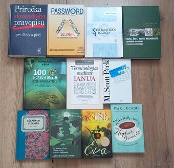 Rôzne knihy na predaj