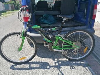 Celoodpruženy horský bicykel