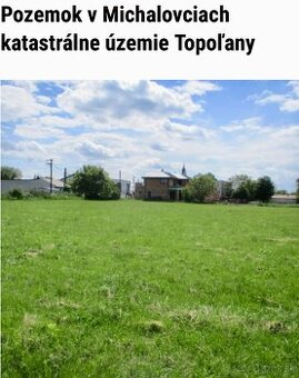 Lukratívny Pozemok v Michalovciach kat. územie Topoľany
