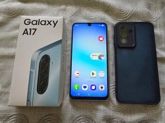 Samsung A17 4G duos modrý super stav komplet krabica návod u