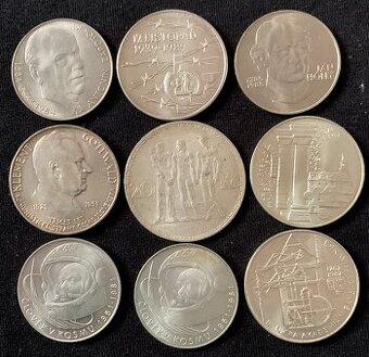 Československé pamätné strieborné mince (3)