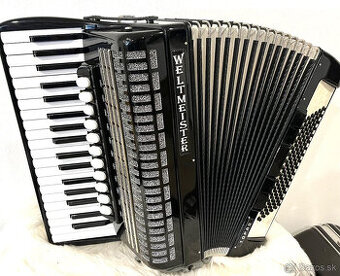 Predám akordeón Weltmeister TOPAS 96, v zánovnom stave. - kr