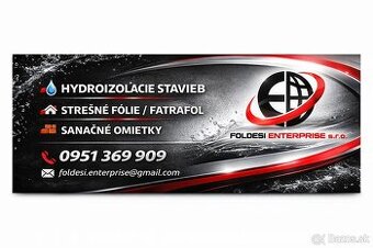 HYDROIZOLÁCIE STAVIEB | PVC FÓLIE FATRAFOL | SANAČNÉ OMIETKY