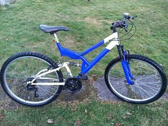 Horský bicykel celoodpružený 26'' kolesá